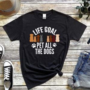 Life Goal Pet All The Dogs Shirt, Dog Lover T-Shirt, Animal Lover T-Shirt